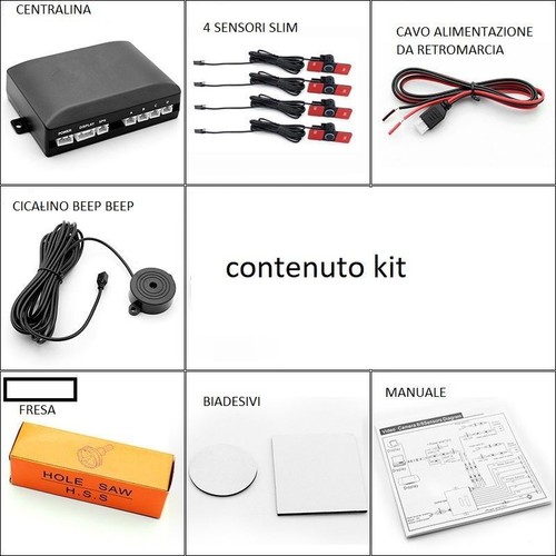 Kit sensori parcheggio - sensori,