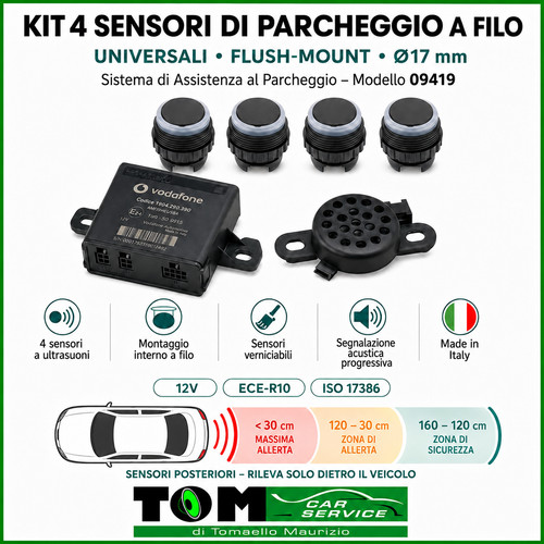 Kit sensori parcheggio - sensori,