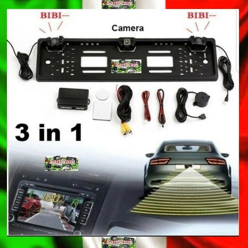 Porta targa universale 1 - targa, 3-in-1