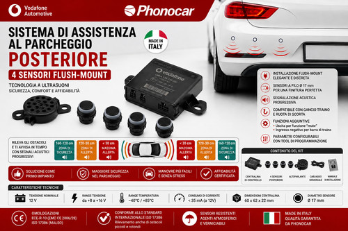Kit sensori parcheggio - kit,